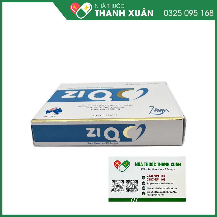 Zi Q - Viên uống hỗ trợ chống oxy hóa, tăng cường sức khỏe tim mạch